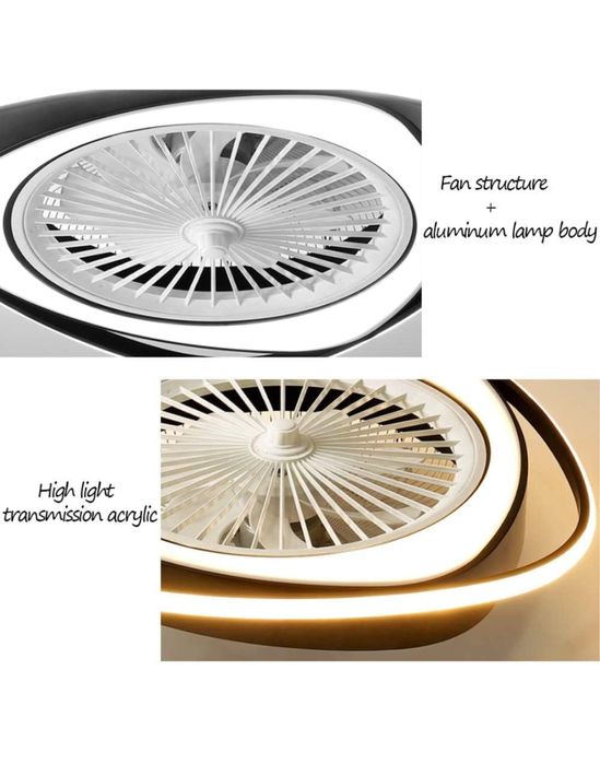LED таванен вентилатор с осветление