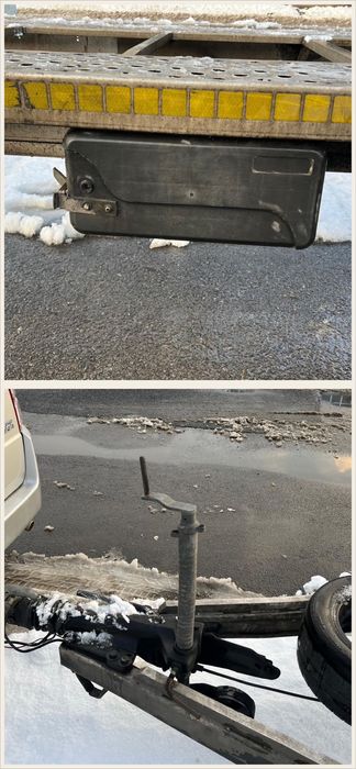 Platforma/remorca auto de 2 pozitii/masini de 8.5 M full aluminiu