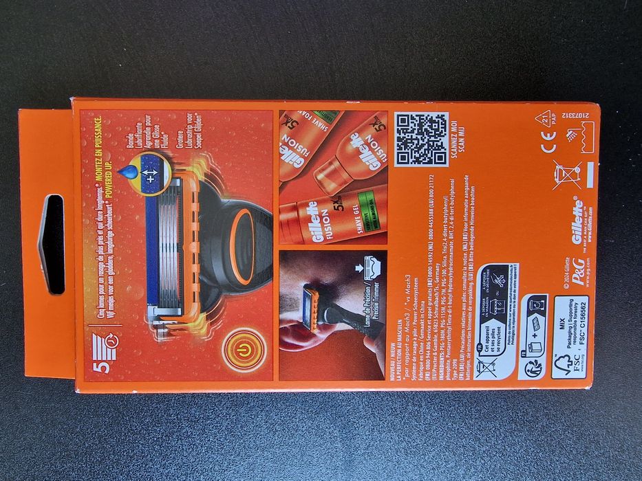 Rezerve de ras Gillette fusion Proglide Power aparat baterie vibrații
