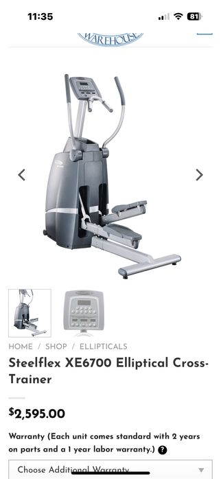 Stepper steelflex xe 6700