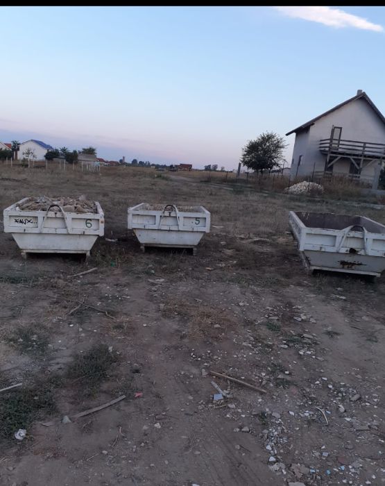 Închiriez container, cuve, bena detașabilă pentru moloz, moluz, gunoi