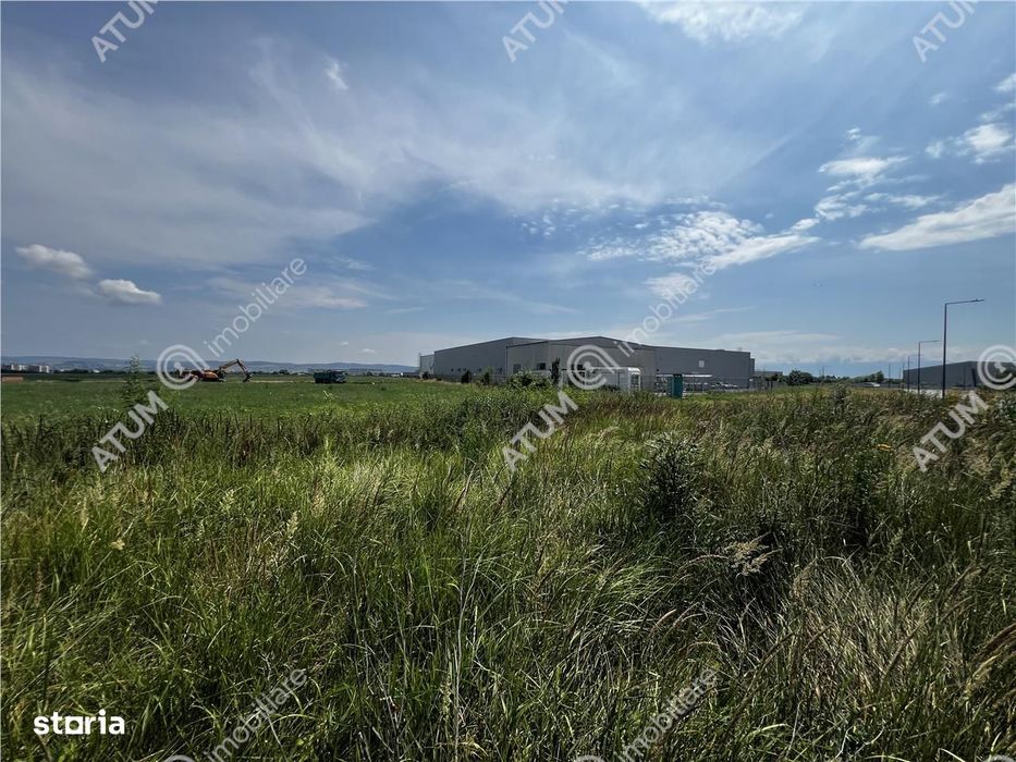 Teren intravilan de 6000 mp zona Industriala de Vest din Sibiu