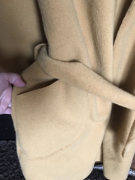 Palton marimea 42 galben mustar