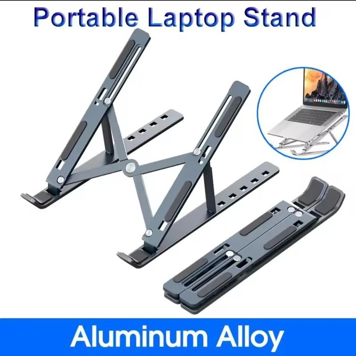 Suport Aluminiu pt laptop, stand laptop, suport pliabil birou
