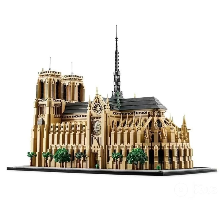 Конструктор лего Notre dame de Paris, лего архитектура