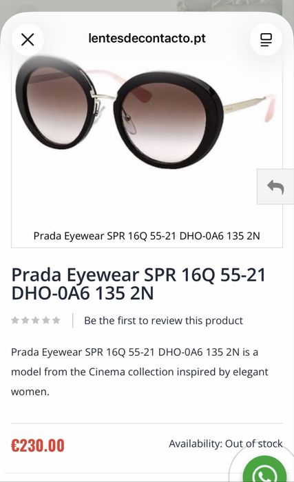 Очки солнцезащитные Prada, оригинал