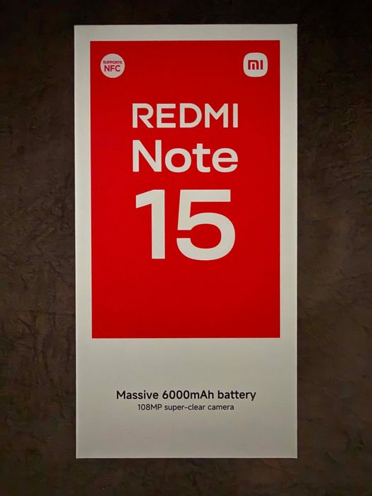 Чисто нов телефон Redmi note 15 черен