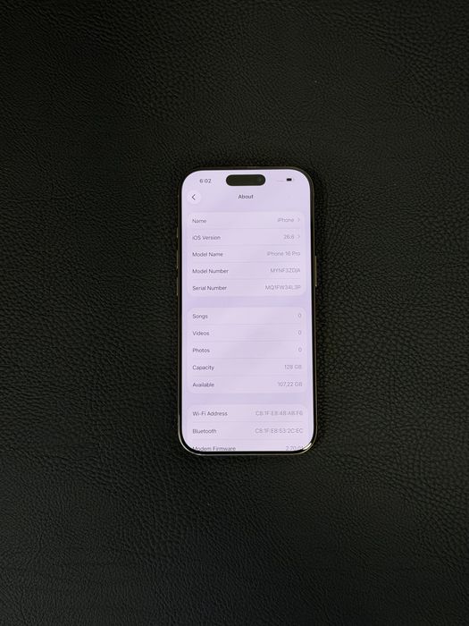 iPhone 16 PRO 128 GB
