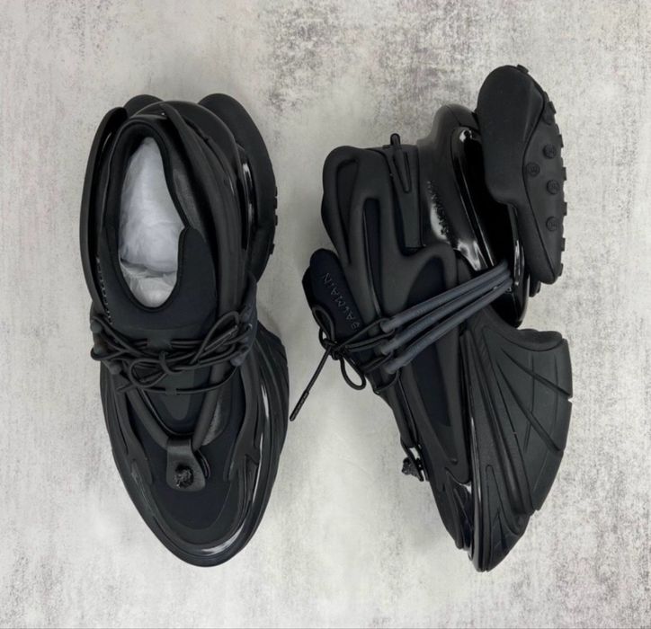 Sneakersi Adidasi Balmain Unicorn FULL BLACK