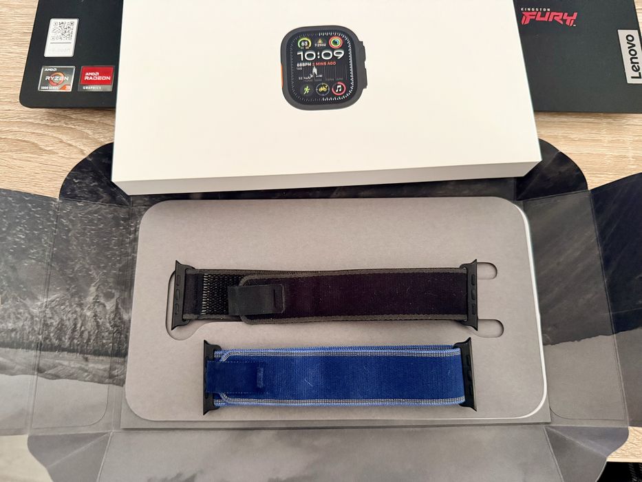 Iwatch ultra2 black, in garantie, la cutie