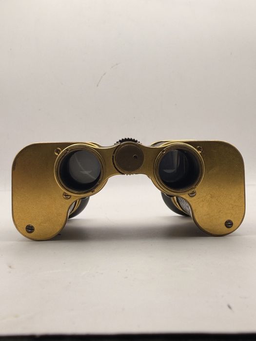 Ранен Carl Zeiss Jena Teleater 3x №249692 – театрален бинокъл около 1910 г. с оригинален калъф