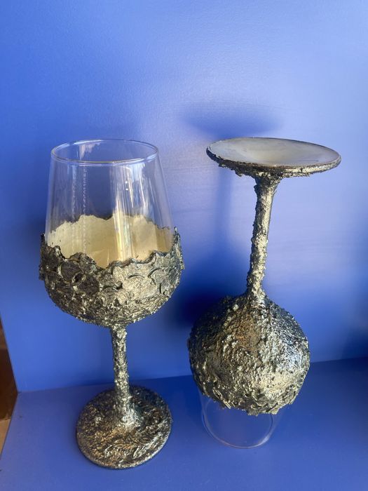 Чаши с декорация за. вино