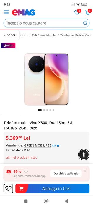 Vivo x300 de 512 gb