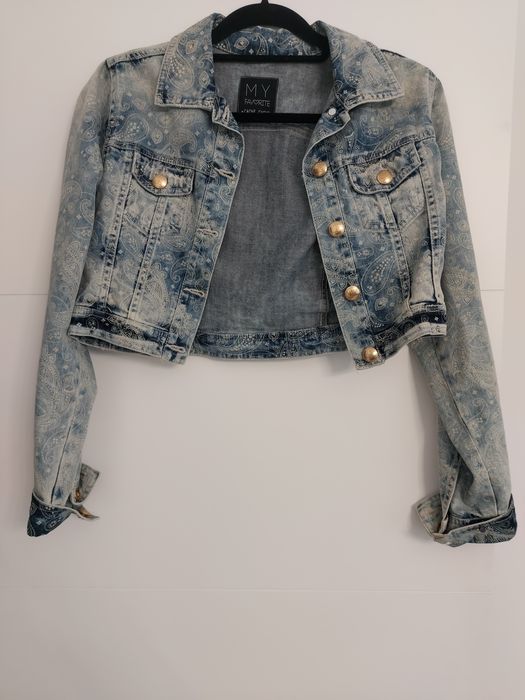 Дамско дънково яке