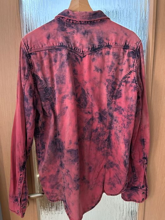 Diesel оригинална мъжка риза L / acid wash / premium модел