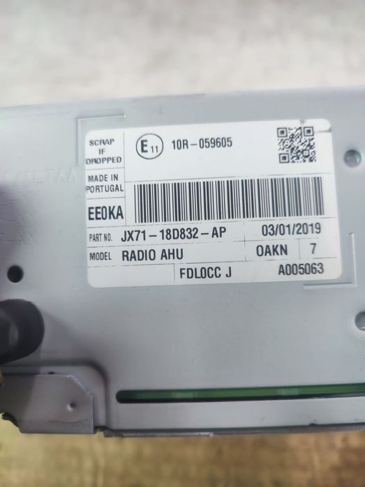 Modul radio player Jx71-18d832-ap Ford Focus 4 [2018 - 2022] 1.5 tdci