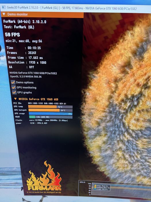 Видеокарта Gtx 1060 6 gb