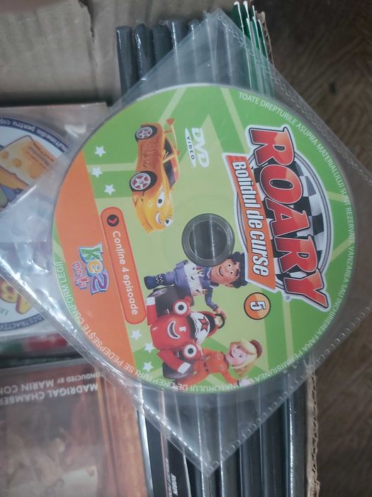Disc dvd desene animate cu personajul ROARY - bolidul de curse