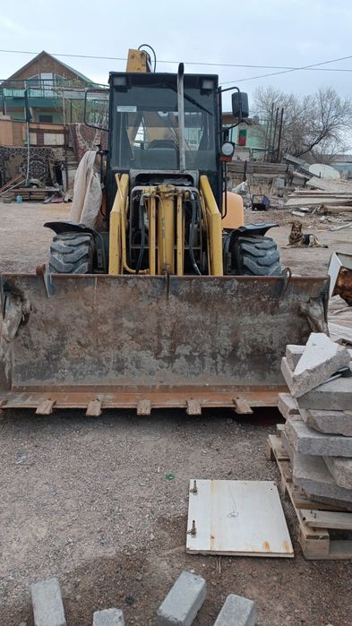 Экскаватор погрузчик 3в1 Фермег английский