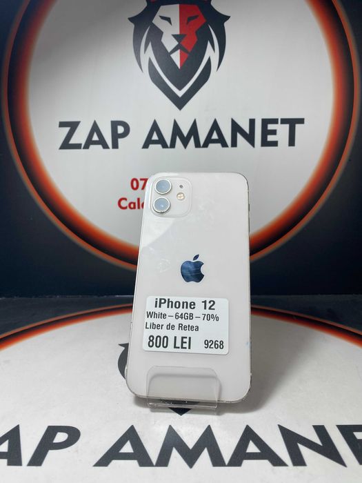 Zap Amanet Vitan - iPhone 12 - White - 64Gb -70%