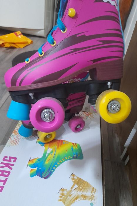 Детски кънки розови