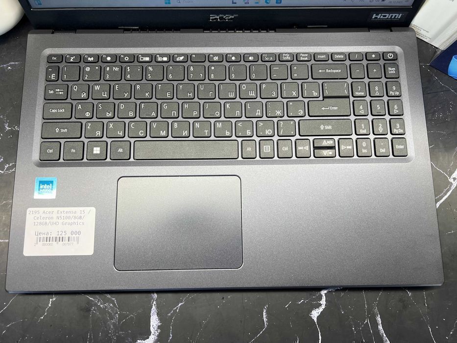 Ноутбук ACER EXTENSA 15 \ CELERON N5100 \ 8GB \ 128SSD