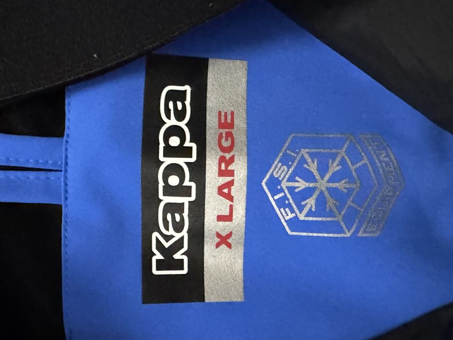 Pantaloni ITALIA FISI Kappa ski noi - fara semne de purtare