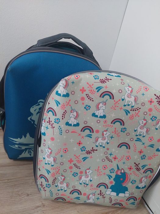 Ghiozdan troler cu 2 fețe interschimbabile