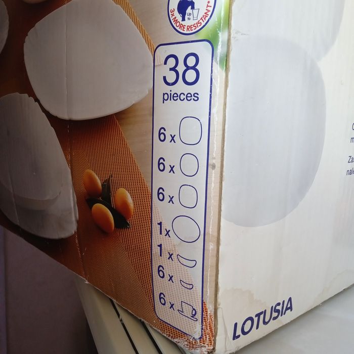 Набор посуды Luminaric 38 персон