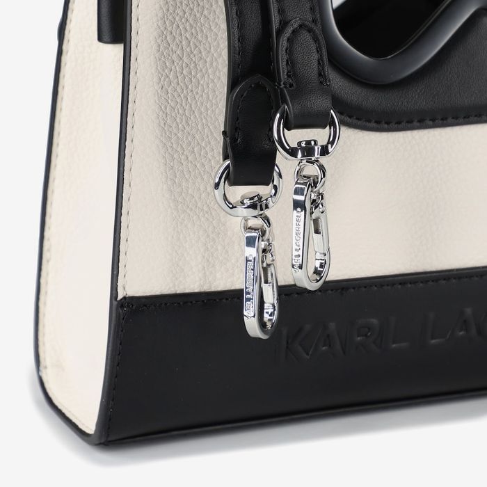 Дамска чанта Karl Lagerfeld  Tote Bag Aviator in Black White