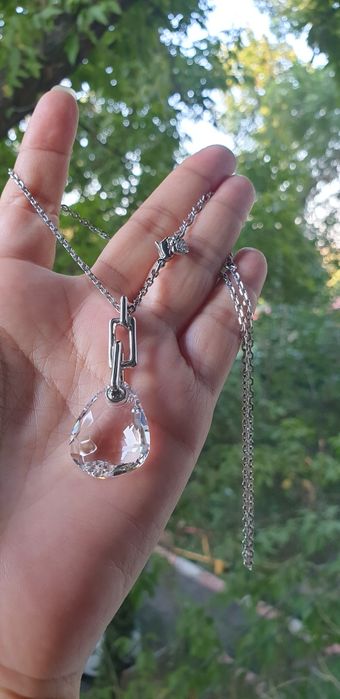Сваровский  кулон на цепочке оригинал