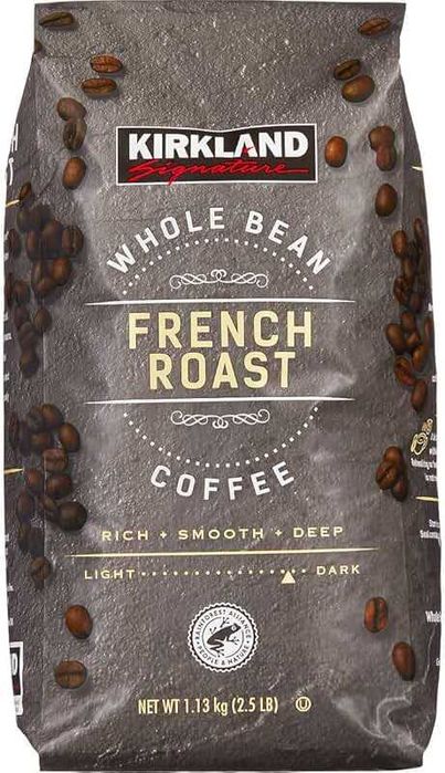 Продаётся зерновой кофе из Америки (Kirkland French roast) (1.13 кг)