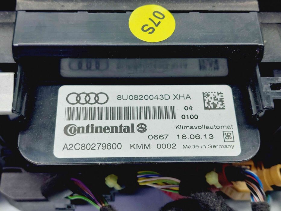 Panou comanda clima Audi Q3 (8UB) [Fabr 2011-2018] 8U0820043D