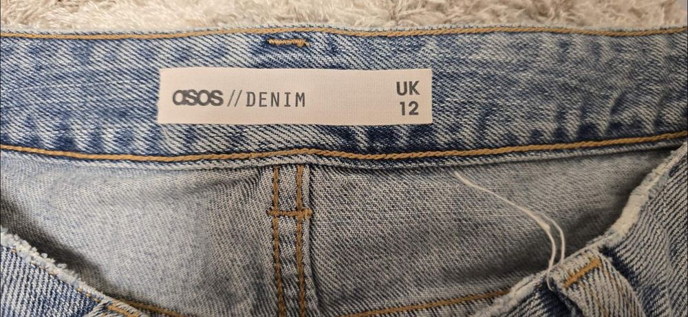 .  Нови със етикет.  Дамски оригинални къси панталонки дънкови.  ASOS DENIM