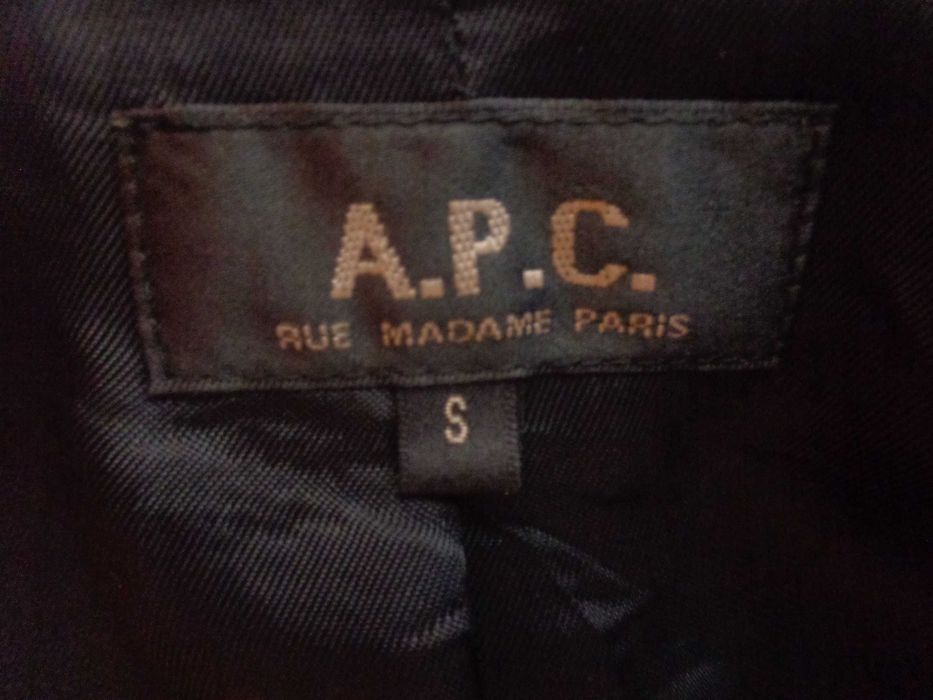 Geaca bomber A.P.C. Rue Madame Paris neagra marimea S