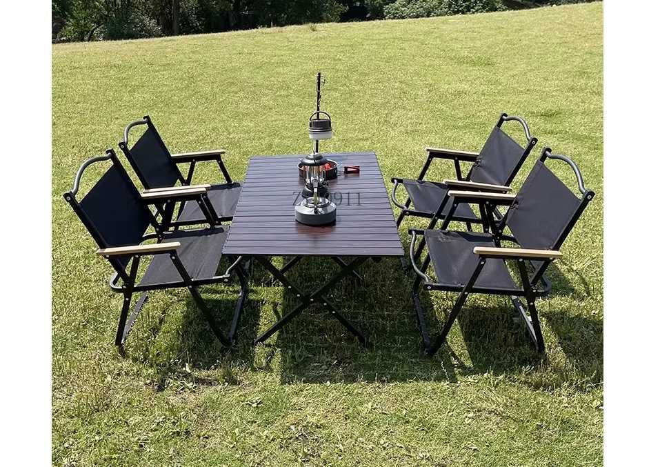 Стол складной переносной-45х90х60 см 4 штук стул-76х40х52 см Есть дост