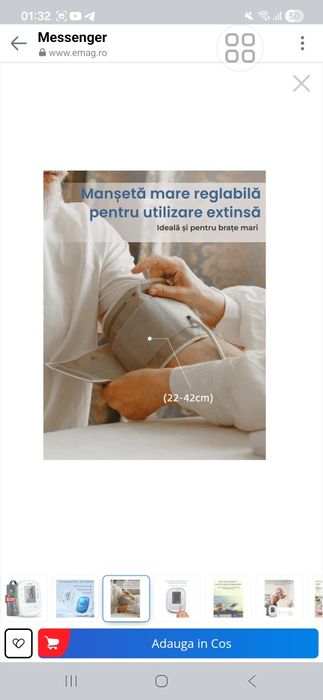 Tensiometru medical cu manseta