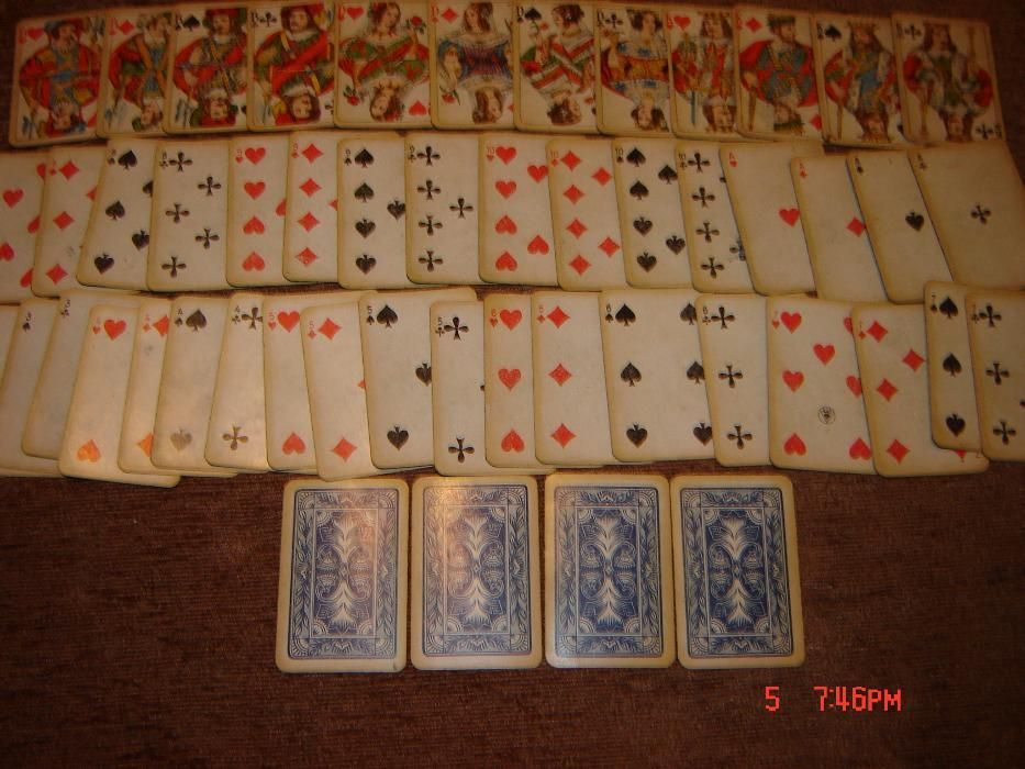 Carti de joc de colectie mini