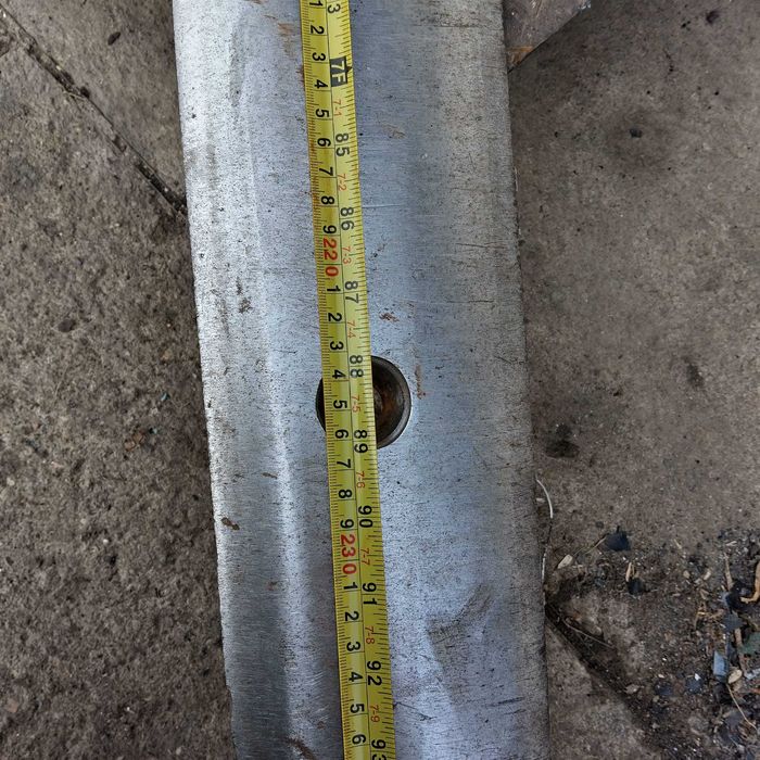 нож за кофа на телескопичен товарач, 8 отвора 240см, за bobcat