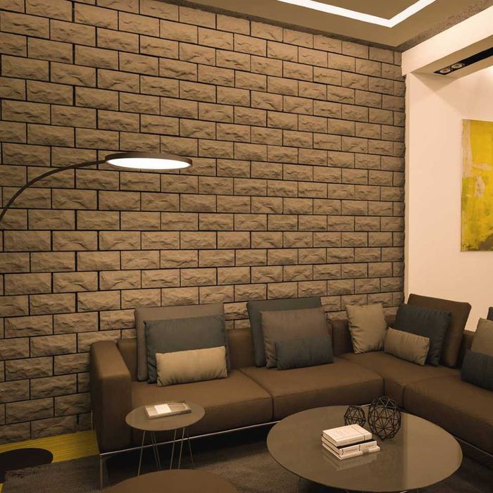 Декоративные кирпичи из гипса