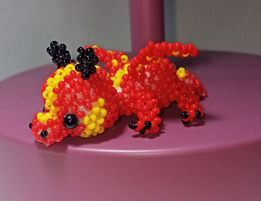 Бисер, плетение, ручная работа.