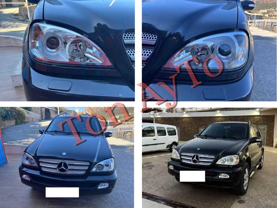 Капаци Фарове Мерцедес ML W163 Mercedes 2002 - 2005 Стъкла Фарове Капаци