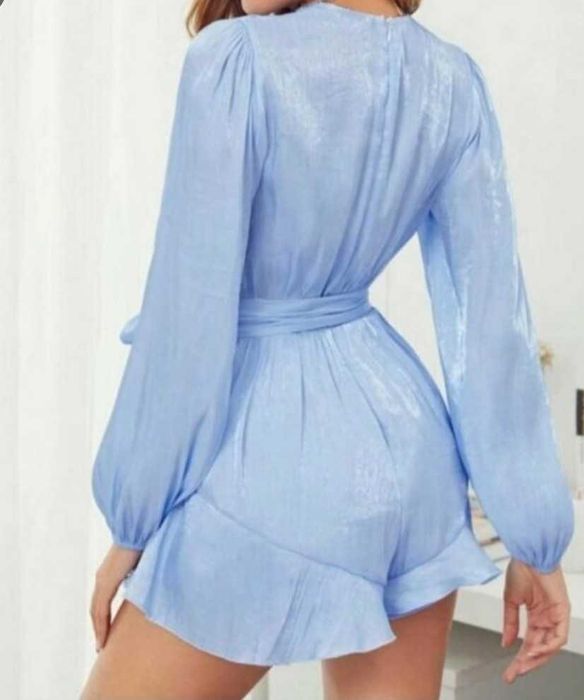 Rochie eleganta tip salopeta, cu volane