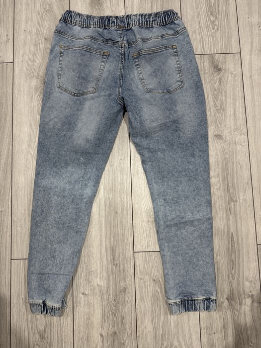 Blugi jogger albastri