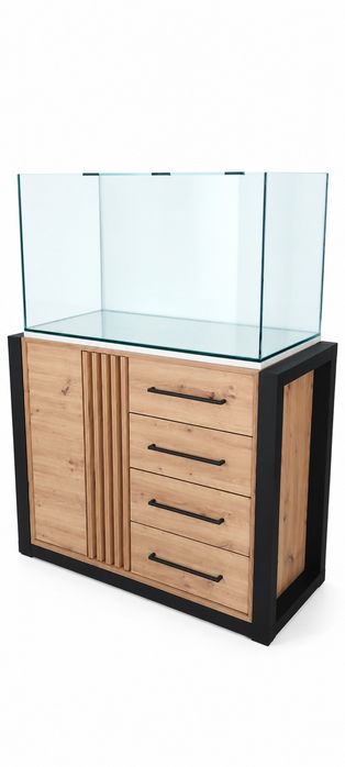 Acvariu 200l cu mobilier modern