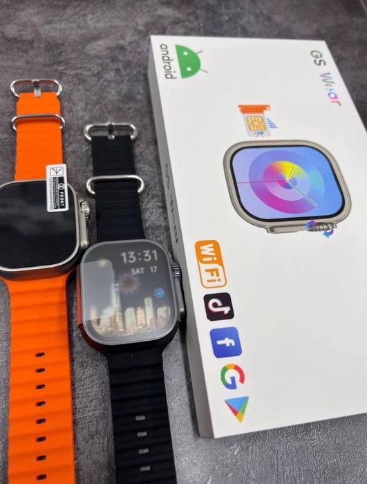 Watch 9 ultra android , смарт часы с камерой , гугл есть
