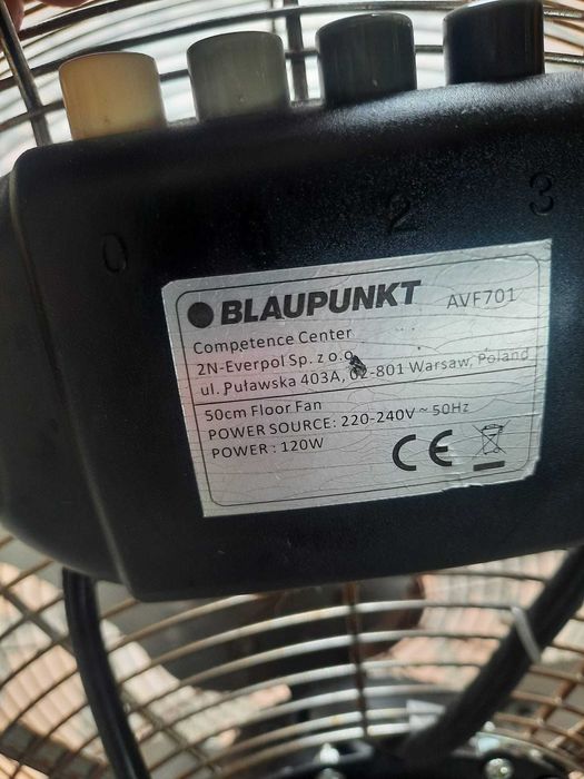 Vand ventilator BLAUPUNKT diametru 50 cm