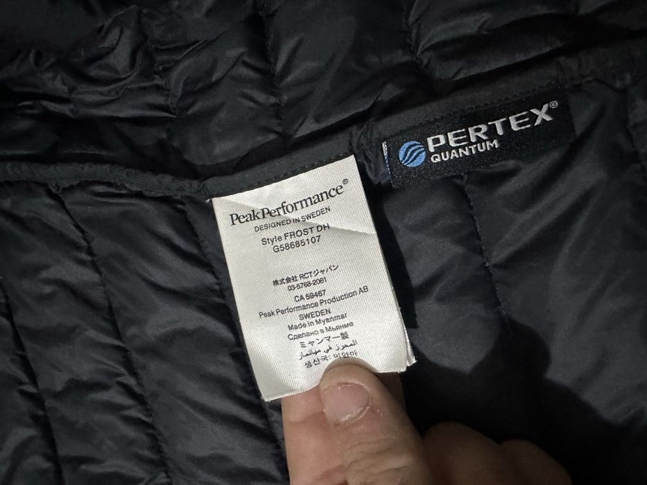 Peak Performance Frost  Down Hooded Jacket Black мъжко зимно яке