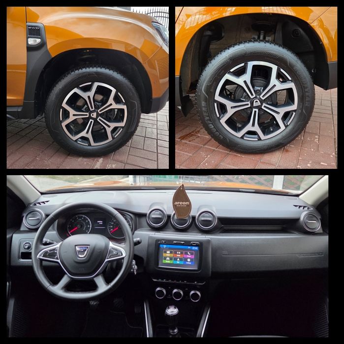 Dacia Duster 4x4 1.2 benzina 125CP Turbo~Impecabil~Prestige Orange~jante/Navi/Camera/carte service