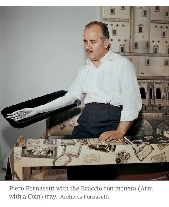 Табла за сервиране / поднос на Piero Fornasetti / Италия /60-те